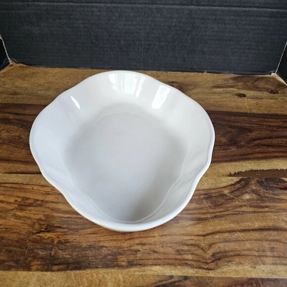 Over & Back White Unique Pasta Salad Fruit Oval Deep Serving Bowl 13" x 10" NEW - Picture 3 of 9